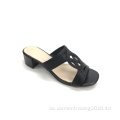 Modedame gewebte Streifen Sandalen